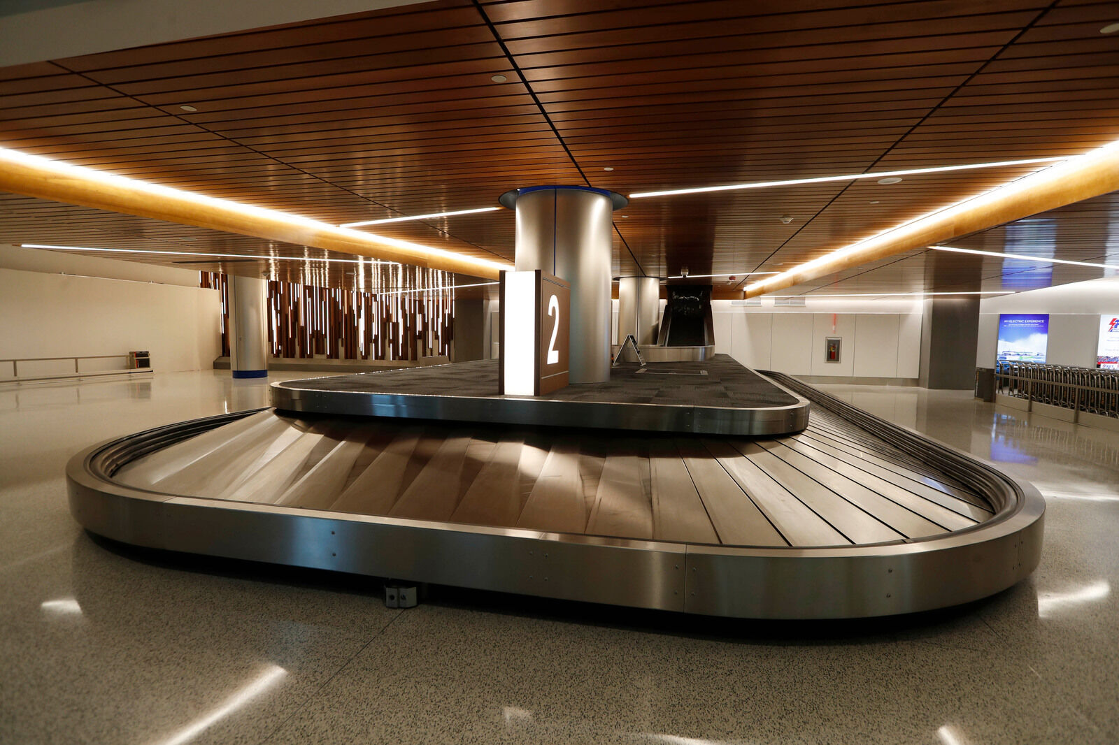 Baggage claim area